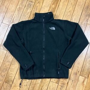 The North‎ Face Fleece Jacket Full Zip Black Mens Womens Size Medium